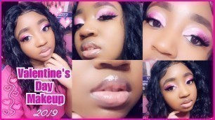 'Valentines Day Makeup Tutorial| Kylie Cosmetics & Fenty Beauty'