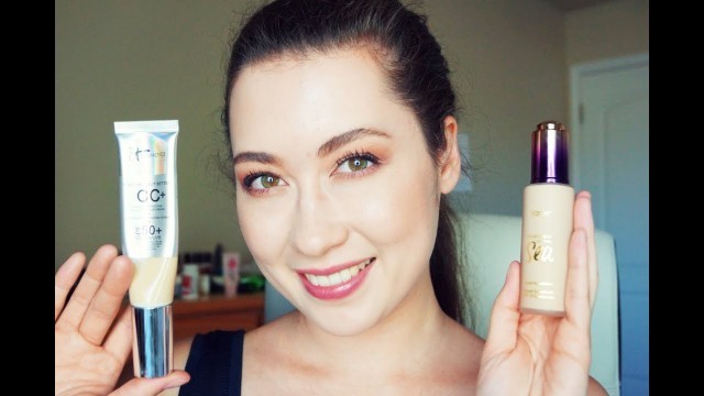 'Tarte Rainforest of the Sea & It Cosmetics CC Cream Comparison | Miyuki Leu'