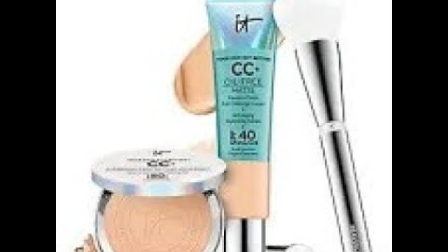 'New! QVC TSV It Cosmetics Matte Oil Free CC+ Cream ~ feat. Paula Young Claire'