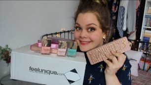 'Feelunique Haul + Unboxing ft. Urban Decay, Tanya Burr Cosmetics and Rimmel | Ella'