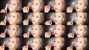 'Jeffree Star Cosmetics Liquid Lipstick Review & Lip Swatches 唇膏試色 | HIDDIE T'