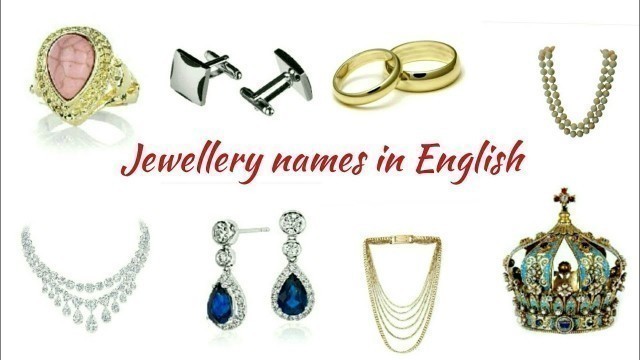 'Learn Jewellery Vocabulary | Vocabularies on Cosmetic & Jewellery | Cosmetics names in English'