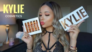 'Kylie Cosmetics THE ROYAL PEACH PALLET quick and easy makeup look / Karla Aguayo'