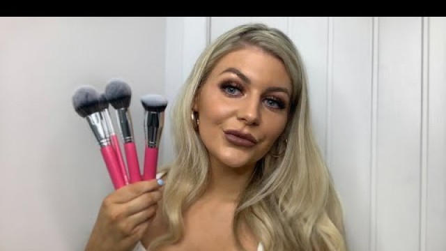 'AUTUMN INSPIRED MAKEUP / FULL FACE OF PEACHES & CREAM MAKEUP BRUSHES | MAKEUP BY MORGAN COOPER'