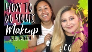'Ali Does Meg\'s Makeup|Makeup for Beginners|Meg Tries Makeup'