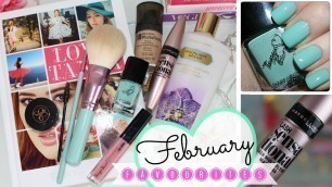 'February Favourites 2015 -  Tanya Burr, Maybelline, Revlon & more!'