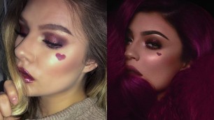 'Kylie Jenner Inspired Valentine\'s Day Look w/ LIPSTICK FAIL'