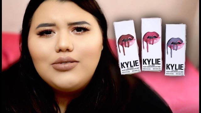 'NEW Kylie Cosmetics Velvet Liquid Lipsticks Review & Swatches'