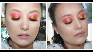 'SPRING MAKEUP+KYLIE ROYAL PEACH PALETTE ALIEXPRESS TUTORITAL'