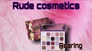 'PROBANDOO LA PALETA DE RUDE COSMETIC\"S THE ROARING 20\"S \"CAREFREE\"'