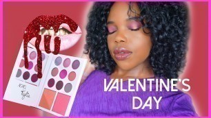 'Kylie Cosmetics Valentine\'s Day Review + Tutorial 2017 | Hooded Eyes'