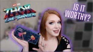 'Ulta Beauty x Marvel Studios\' Thor: Love and Thunder Be Worthy Eye Palette // Try On & Review'