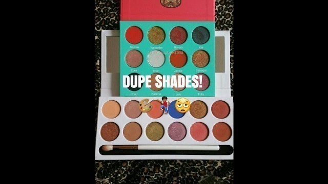 'Swatch Video: Kylie Royal Peach and Juvia\'s Saharan Palette Color Comparisons'