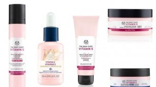 'Winter Skincare Routine For Dry Skin ft The Body Shop Vitamin E Range'