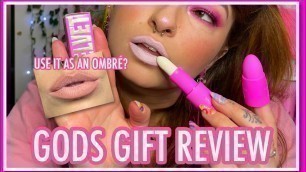 'God’s Gift Velvet Trap Lipstick Review | Jeffree Star Cosmetics'