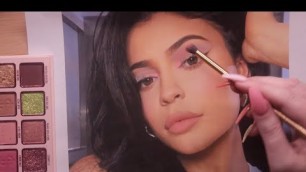 'ASMR Putting Kylie Cosmetics on Kylie Jenner (makeup application)'