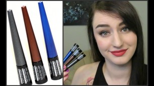 'Review: NEW ANNABELLE LIQUID EYELINERS | JustEnufEyes'