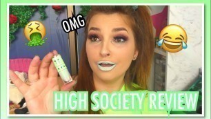 'High Society Lipstick Review | Jeffree Star Cosmetics Single Lipstick Review'