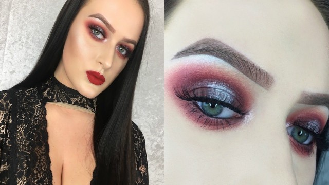 'Valentine\'s Day Halo Eye Makeup Tutorial'