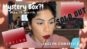 'Jaclyn Cosmetics Mystery Box- Was it worth it?'