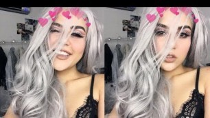 'Valentine\'s Day Makeup Tutorial + Grey hair'