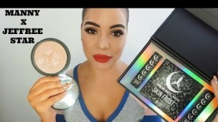 'MANNY MUA & JEFFREE STAR COSMETICS COLLAB | REVIEW DEMO SWATCHES'