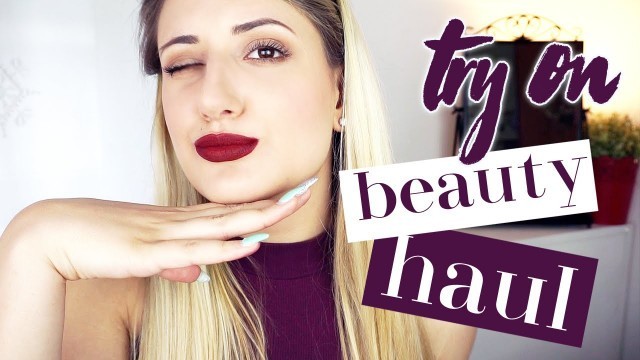 'TRY ON BEAUTY HAUL: JEFFREE STAR COSMETICS, MAQUILLALIA, BECCA, ZOEVA, AVRIL | The Lady'