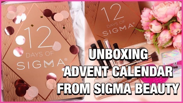 'UNBOXING Sigma Beauty 12 Days Of Sigma Advent Calendar 2020'