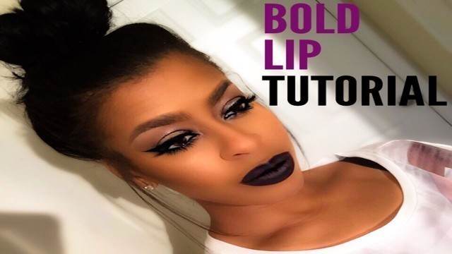 'Bold Lip Tutorial - Feat. Sigma Beauty Eyeshadows'