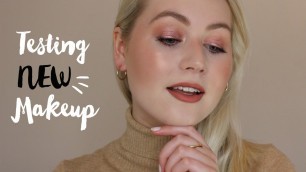 'Testing Glossier Lidstars & More New Makeup | Meg Says AD'