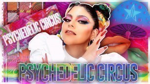 'PSYCHEDELIC CIRCUS PALETTE DE JEFFREE STAR COSMETICS / SE PARECE A JAWBREAKER? - RESEÑA Y TUTORIAL'