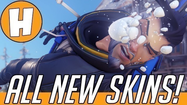 'Overwatch - ALL Winter Wonderland 2017 Skins + Cosmetics! (Skins, Intros & More) | Hammeh'