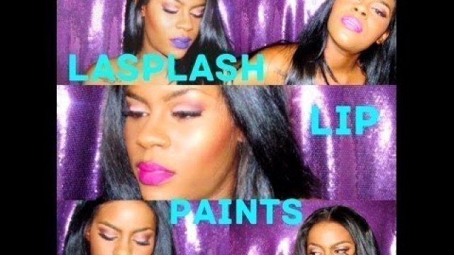 'Lasplash Cosmetics SWATCH ON'