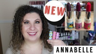 'ANNABELLE x HAYLEY ELSAESSER | THE OUTRAGEOUS COLLECTION | LIPSTICK REVIEW & SWATCHES'