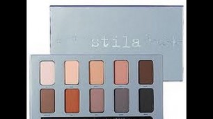 'Tutorial using *New* stila in the know and too faced palettes'