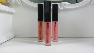 'Tanya Burr Lipglosses Review and Lip Swatches Demo'