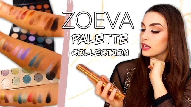 'ZOEVA eyeshadow palette collection | SWATCHES & Review'