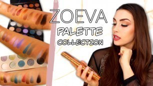 'ZOEVA eyeshadow palette collection | SWATCHES & Review'