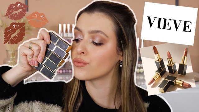 'VIEVE Modern Matte Lip Swatches | Makeup With Meg'