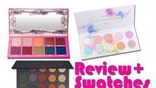 'Review + Swatches nuevas paletas || Zoeva Cosmetics + Jeffree Star'