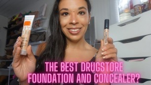 'Annabelle Cosmetics Perfect Fit Foundation & Wet n Wild Incognito Concealer Review'