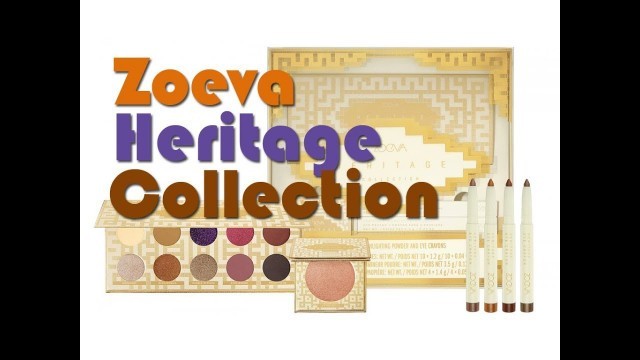 'Zoeva \"Heritage\" Collection || Unboxing + Swatches + Tutorial'