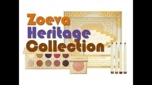 'Zoeva \"Heritage\" Collection || Unboxing + Swatches + Tutorial'