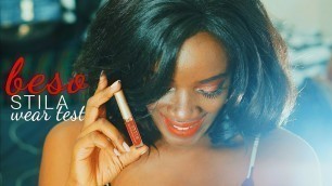'BESO WEAR TEST | Stila Stay All Day Liquid Lipstick'