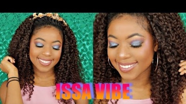 'Summer \'17 Blue Makeup Tutorial | Issa Vibe | Stila Cosmetics'