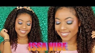 'Summer \'17 Blue Makeup Tutorial | Issa Vibe | Stila Cosmetics'