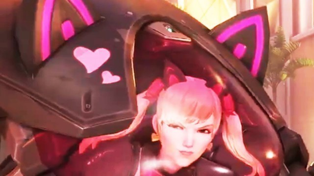 'Overwatch - BLACK CAT D.VA (Legendary Skin) | Cosmetics Update'