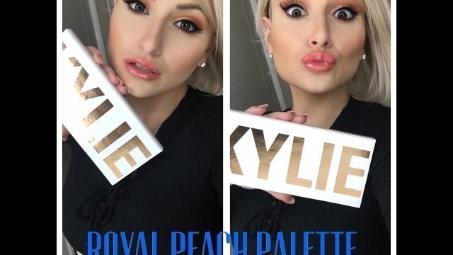 'Kylie royal peach palette HONEST review | Lorielizabethx'