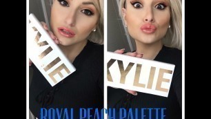 'Kylie royal peach palette HONEST review | Lorielizabethx'