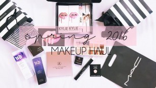 'Huge Makeup Haul! // Swatches of Kylie, Sephora, Ulta, Mac // Spring 2016'